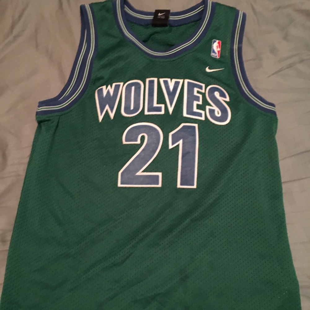Vintage 95 Kevin Garnett wolves jersey